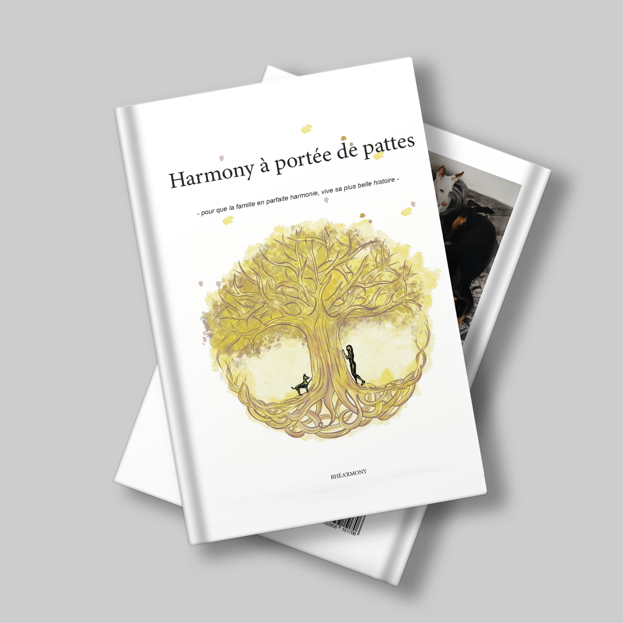 Mise en page livre éducation canine - Harmony à portée de pattes - Projet PAO InDesign